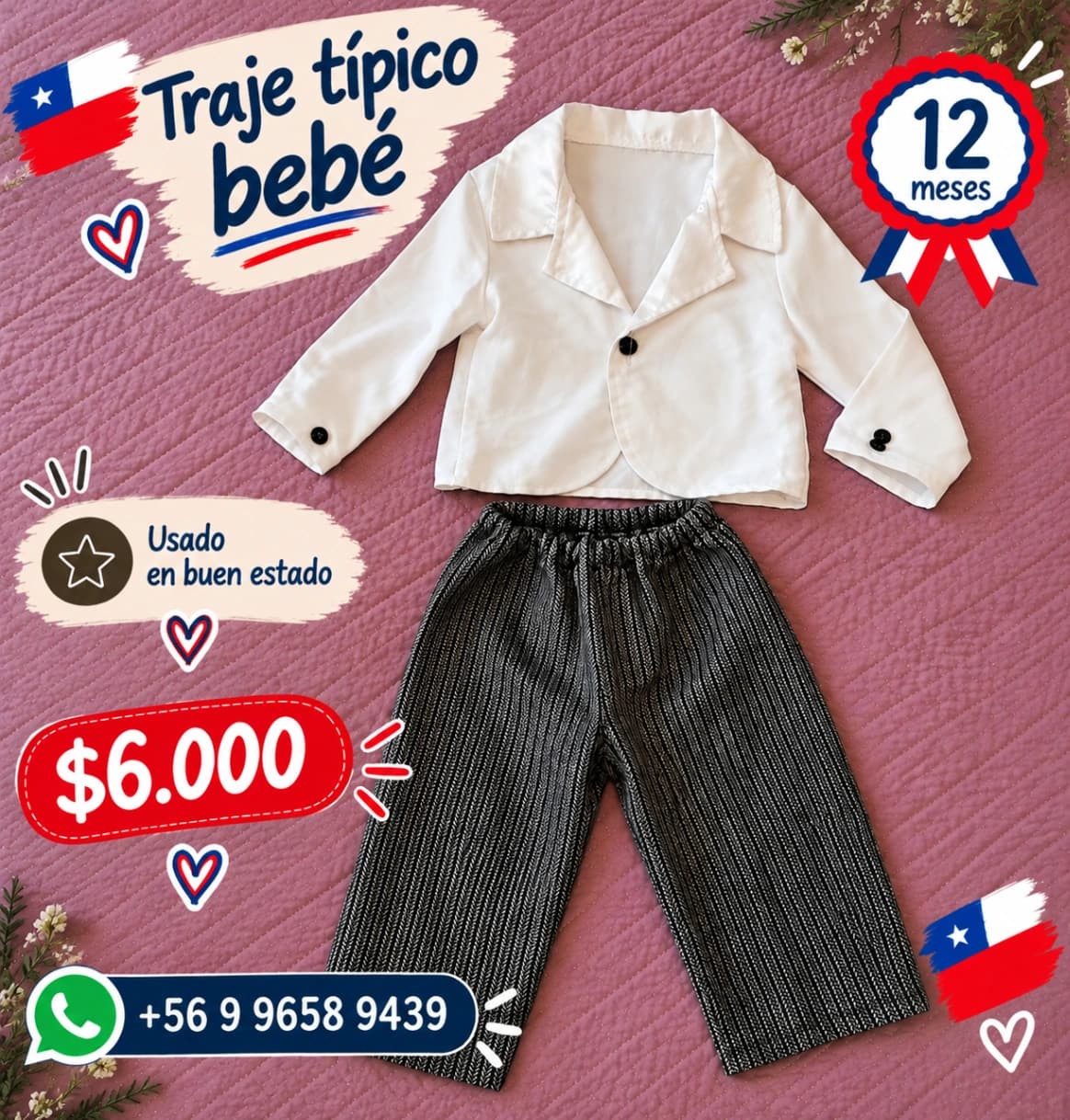 Traje típico niño