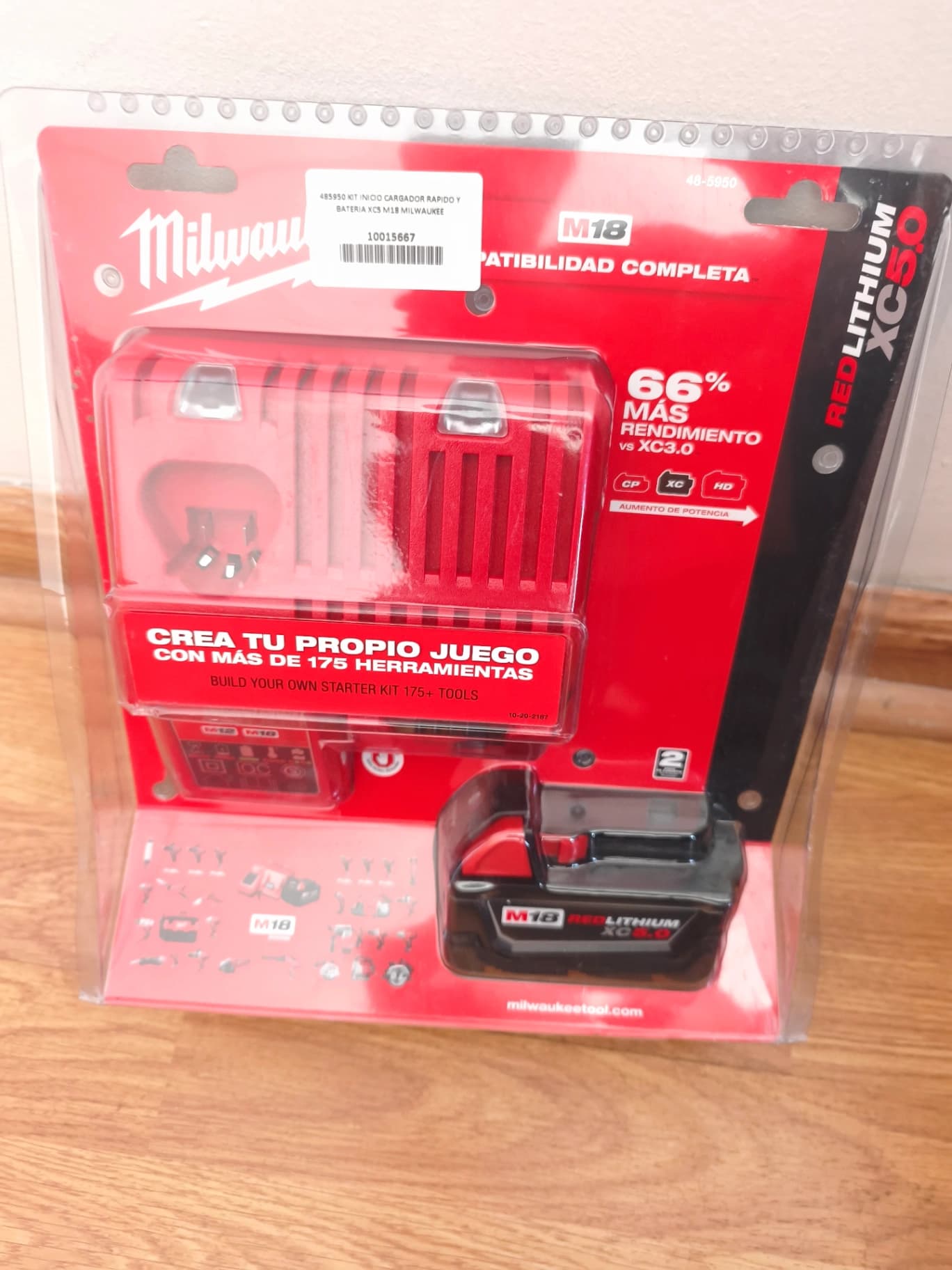 Sed batería m18 más cargador Milwaukee