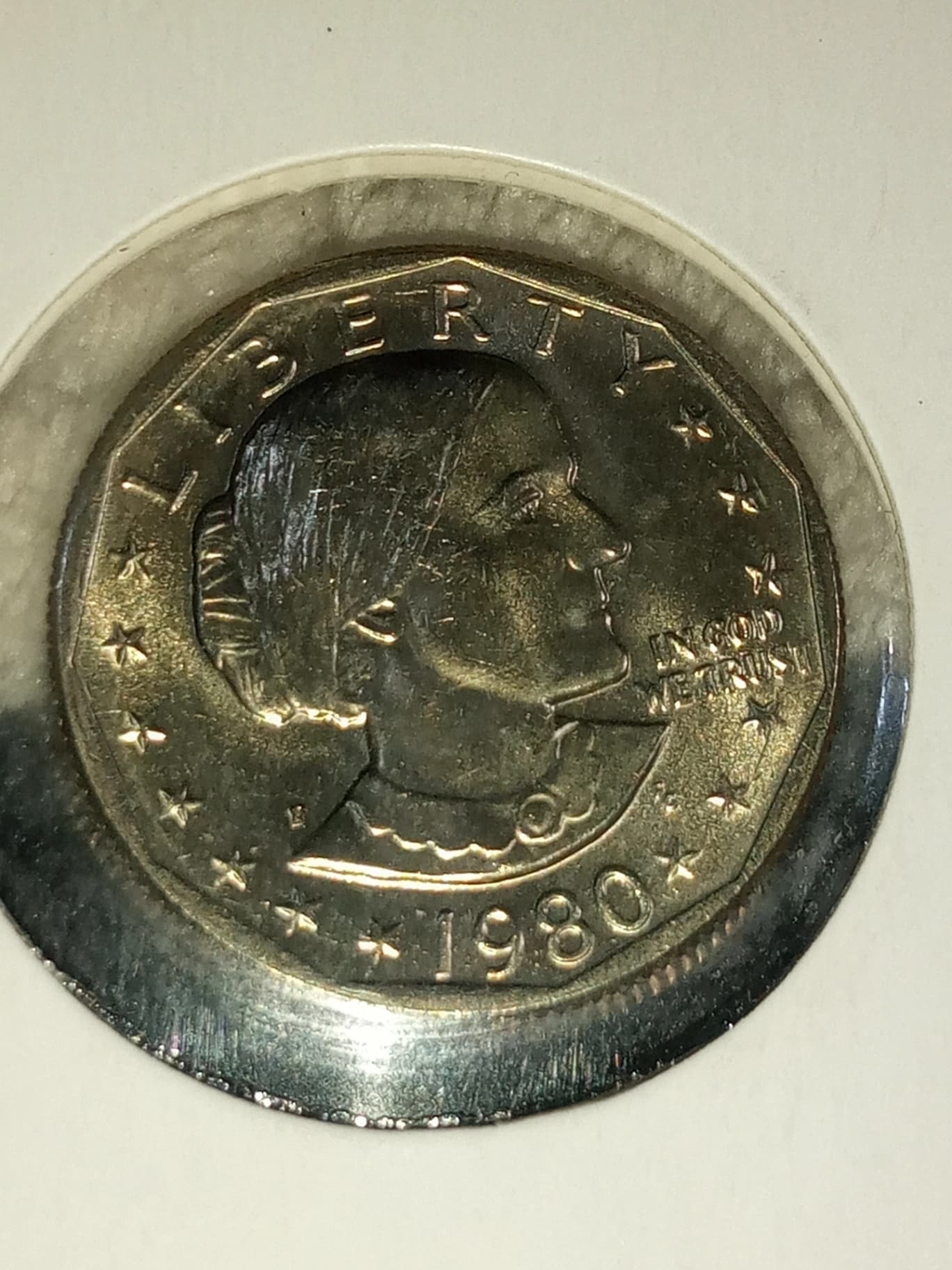 Moneda dólar sin circular