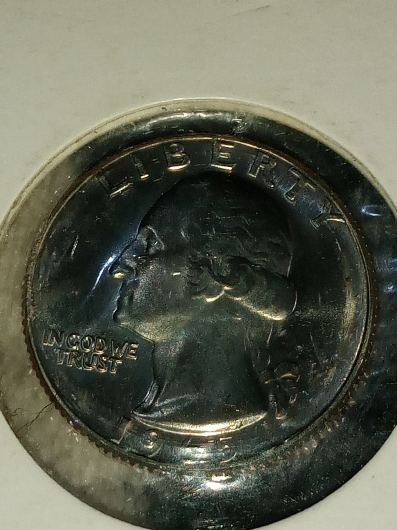 Querter dólar sin circular